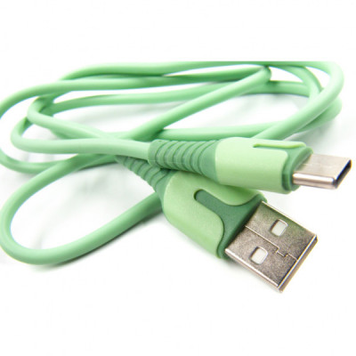 Дата кабель USB 2.0 AM to Type-C 1.0m mint Dengos (PLS-TC-IND-SOFT-MINT)