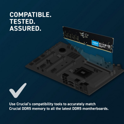 Модуль пам'яті для комп'ютера DDR5 8GB 4800 MHz Micron (CT8G48C40U5T)
