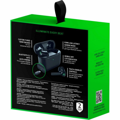 Навушники Razer Hammerhead True Wireless X Black (RZ12-03830100-R3G1)