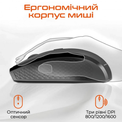 Комплект Meetion C4120 Little Wireless UA Black (MT-C4120LITTLE-A-RUA)