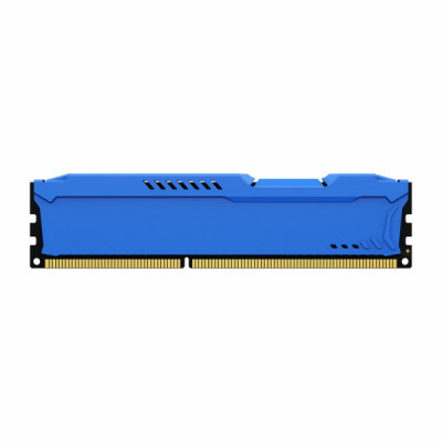 Модуль пам'яті для комп'ютера DDR3 4GB 1600 MHz Fury Beast Blue Kingston Fury (ex.HyperX) (KF316C10B/4)