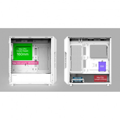 Корпус для ПК Zalman I3NEOV2WHITE Корпус для ПК Zalman I3NEOV2WHITE