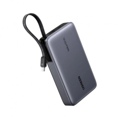 Батарея універсальна Ugreen 20000 mAh 145W Fast Charging Cable Space gray (U_55992B) Батарея універсальна Ugreen 20000 mAh 145W Fast Charging Cable Space gray (U_55992B)