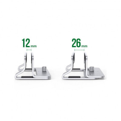 Підставка до ноутбука Ugreen LP258 Vertical Laptop Stand Silver (20471) Підставка до ноутбука Ugreen LP258 Vertical Laptop Stand Silver (20471)