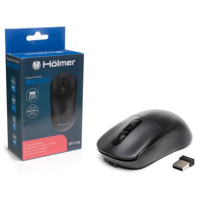 Мишка Hölmer MW-03OF Wireless/Bluetooth Black (MW-03OF) Мишка Hölmer MW-03OF Wireless/Bluetooth Black (MW-03OF)
