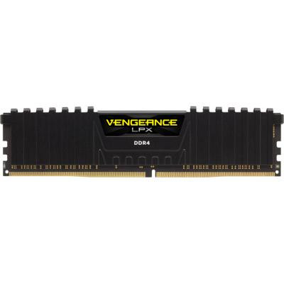Модуль пам'яті для комп'ютера DDR4 8GB 2400 MHz Vengeance LPX Black Corsair (CMK8GX4M1A2400C16)