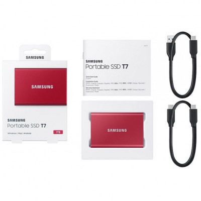 Накопичувач SSD USB 3.2 1TB T7 Samsung (MU-PC1T0R/WW)