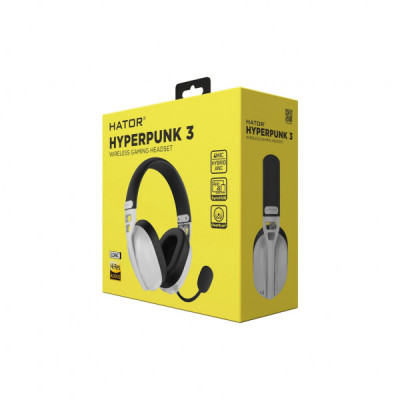 Навушники Hator Hyperpunk 3 Wireless White (ESH16)