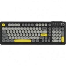 Клавіатура Ajazz AF98 Plus Wireless/Bluetooth/USB UA Black/Grey/Yellow (AF98-PLUS-BGY)