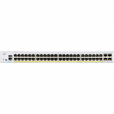 Комутатор мережевий Cisco CBS350-48P-4X-EU