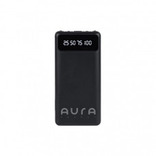 Батарея універсальна AURA NRG10 10000 mAh Black (PBANRG10B)