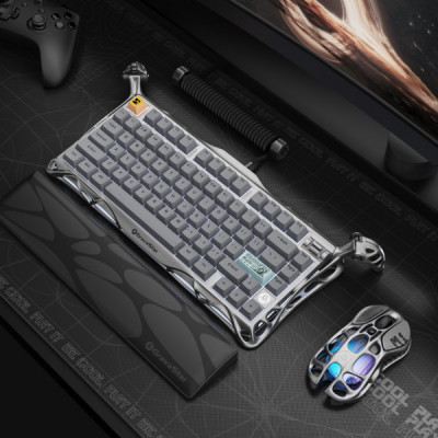 Клавіатура GravaStar Mercury K1 Pro TKL Wireless/Bluetooth/USB UA Grey (GSK1PRO_GRY)
