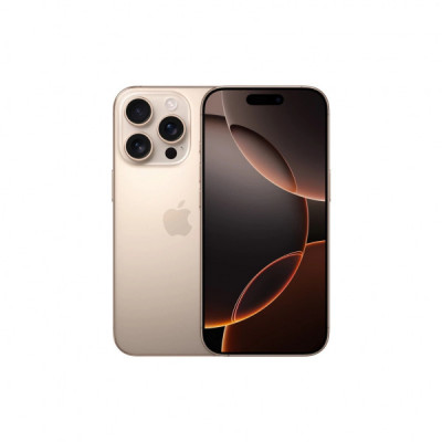 Мобільний телефон Apple iPhone 16 Pro 256Gb eSim Desert Titanium (Grade B) USED (iP16Pr2eDeT_B)