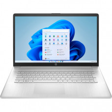 Ноутбук HP 17-cn3009ua 17.3" FHD IPS AG, Intel i3-N305, 8GB, F256GB, UMA, DOS, сріблястий (826W3EA)