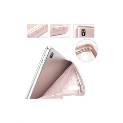Чохол до планшета BeCover Tri Fold Soft TPU Silicone Apple iPad 9.7 2017/2018 A1822/A1823/A1893/A1954 Pink (708513)