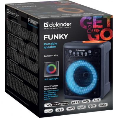 Акустична система Defender Funky Black (65053) Акустична система Defender Funky Black (65053)