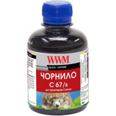 Чорнило WWM Canon IPF-107 200г Black IPF-107Bk (C67/B)