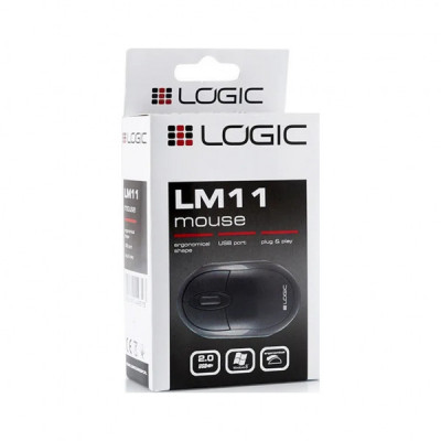 Мишка Logic concept LM-11 USB Black (M-LC-LM11)