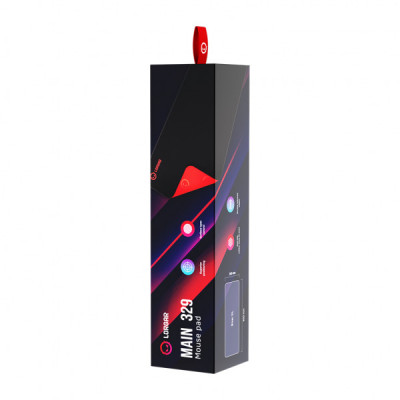 Килимок для мишки Lorgar Main 329 Black/Red (LRG-GMP329)