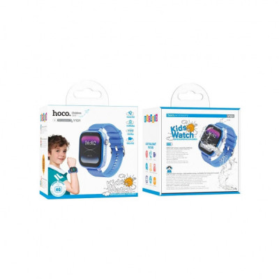 Смарт-годинник HOCO Y101 4G children smart watch Blue (6942007626439)