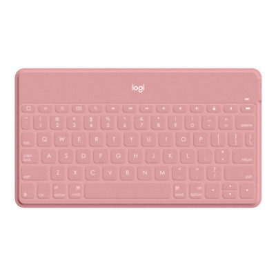 Клавіатура Logitech Keys-To-Go для iPhone iPad Apple TV UA Blush Pink (920-010059)