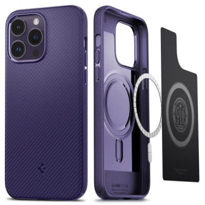 Чохол до мобільного телефона Spigen Apple Iphone 14 Pro Max Mag Armor MagFit, Deep Purple (ACS05584)