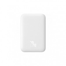 Батарея універсальна Baseus Magnetic Wireless Mini Air 6000mAh 20W PD, QC, Qi-15W, White (6932172641429)