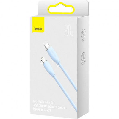 Дата кабель USB-C to Lightning 1.2m 20W Blue Baseus (CAGD020003)
