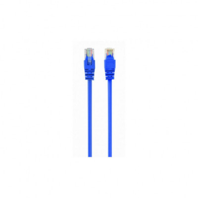 Патч-корд 5м UTP cat 6 CCA blue Cablexpert (PP6U-5M/B)