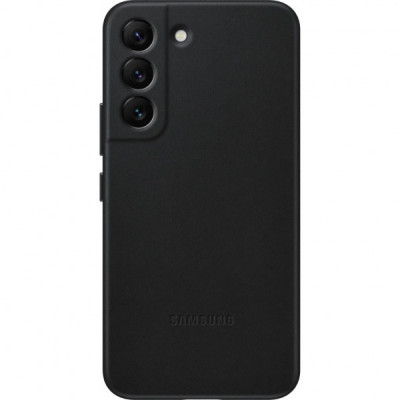 Чохол до мобільного телефона Samsung Leather Cover Galaxy S22 Black (EF-VS901LBEGRU)