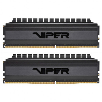 Модуль пам'яті для комп'ютера DDR4 16GB (2x8GB) 3000 MHz Viper Blackout Patriot (PVB416G300C6K)