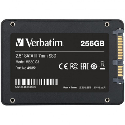 Накопичувач SSD 2.5" 256GB Verbatim (49351)