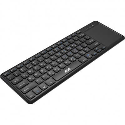 Клавіатура 2E KT100 Touch Wireless UA Black (2E-KT100WB_UA)