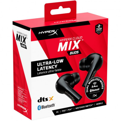 Навушники HyperX Cloud MIX Buds True Wireless Black (4P5D9AA)