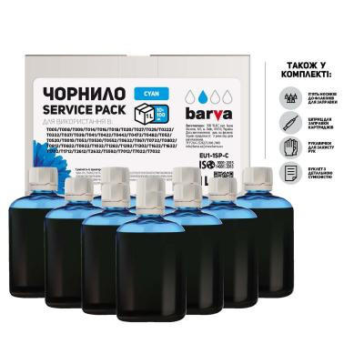 Чорнило Barva Epson Universal №1 Cyan 10x100мл ServicePack (EU1-1SP-C)