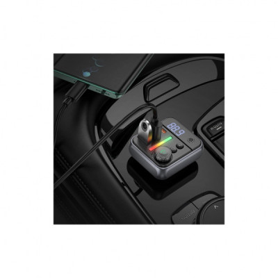 FM модулятор BOROFONE BC50, Black, Box