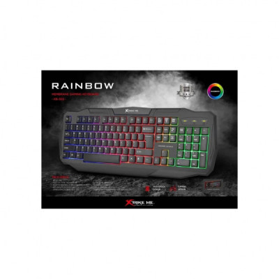 Клавіатура Xtrike ME KB-302 RGB Black (KB-302)