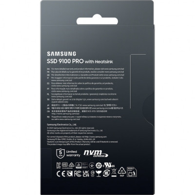 Накопичувач SSD M.2 2280 1TB 9100 PRO Heatsink Samsung (MZ-VAP1T0CW)