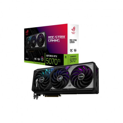 Відеокарта ASUS GeForce RTX5070 Ti 16GB ROG STRIX OC GAMING (ROG-STRIX-RTX5070TI-O16G-GAMING)