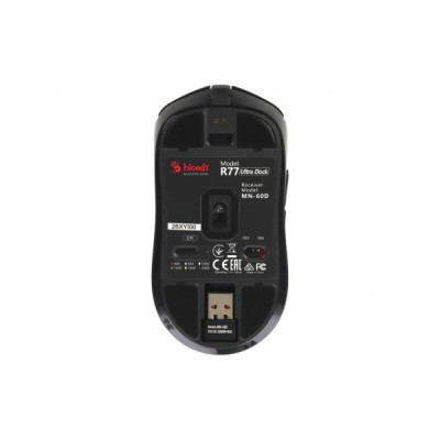 Мишка A4Tech Bloody R77 Ultra Wireless Dock Black (4711421003575)