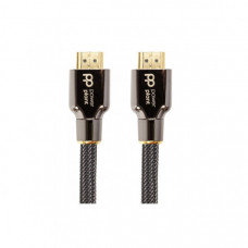 Кабель мультимедійний HDMI to HDMI 2.0m 2.1V, Ultra HD 8K, eARC, 30AWG PowerPlant (CA912193)