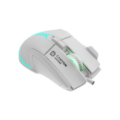 Мишка Canyon Fortnax GM-636 RGB USB White (CND-SGM636W)