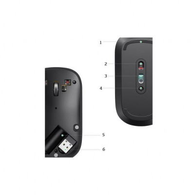 Мишка Ugreen MU001 Portable Wireless Black (90372)