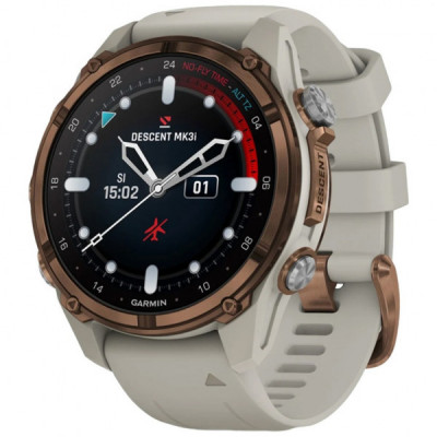 Смарт-годинник Garmin Descent Mk3i, 43mm, SKF12 PVD Ti/Fr Gry, Dive Computer, GPS дайвінг комп'ютер (010-02753-14)