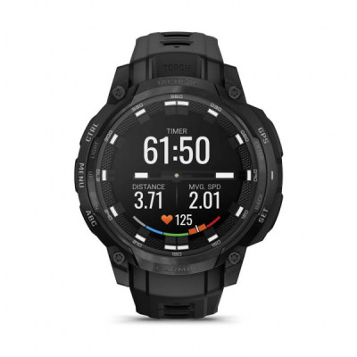 Смарт-годинник Garmin Instinct Crossover AMOLED, Tactical, Black/Black, GPS смарт-годинник (010-03398-02)
