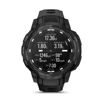 Смарт-годинник Garmin Instinct Crossover AMOLED, Tactical, Black/Black, GPS смарт-годинник (010-03398-02)