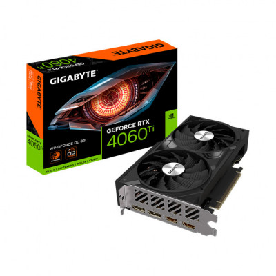 Відеокарта GIGABYTE GeForce RTX4060Ti 8Gb WINDFORCE OC (GV-N406TWF2OC-8GD)