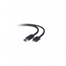 Дата кабель USB 2.0 AM to Micro 5P 0.9m black Belkin (F3U166BT0.9M)