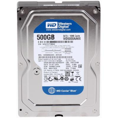 Жорсткий диск 3.5" 500Gb WD (# WD5000AAKX #)