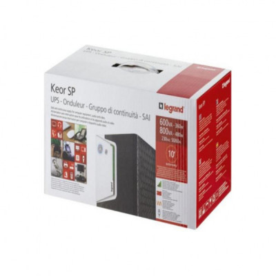 Пристрій безперебійного живлення Legrand Keor SP 1000VA 600W IEC+ Schuko (310187) Пристрій безперебійного живлення Legrand Keor SP 1000VA 600W IEC+ Schuko (310187)